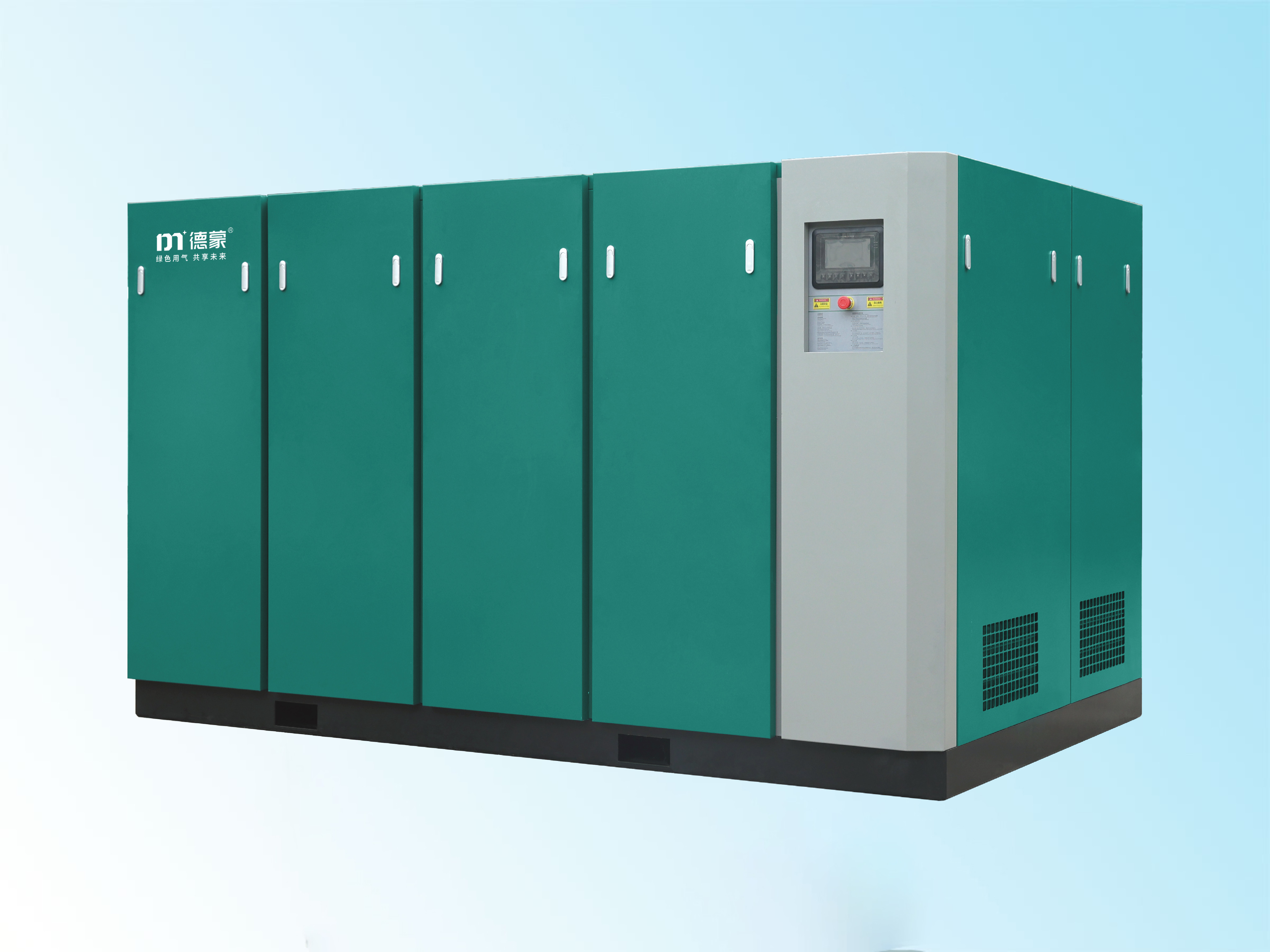 低压永磁双变频二级压缩螺杆空气压缩机产品图